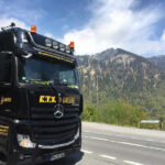 KTS Mercedes-Benz Actros vor Alpenpanorama